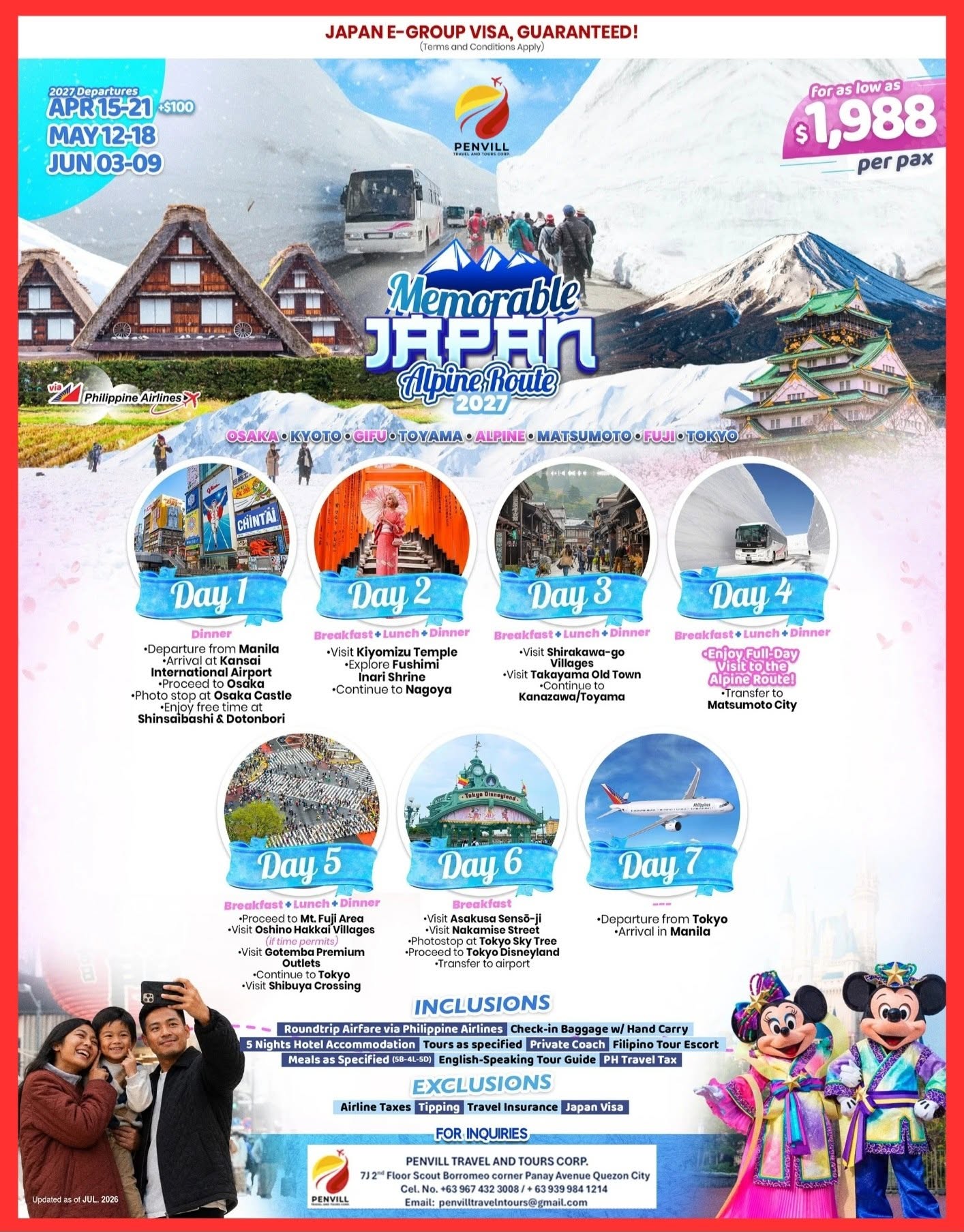 Japan tour package